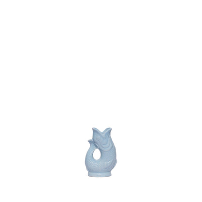 Pale Blue Gluggle Jug