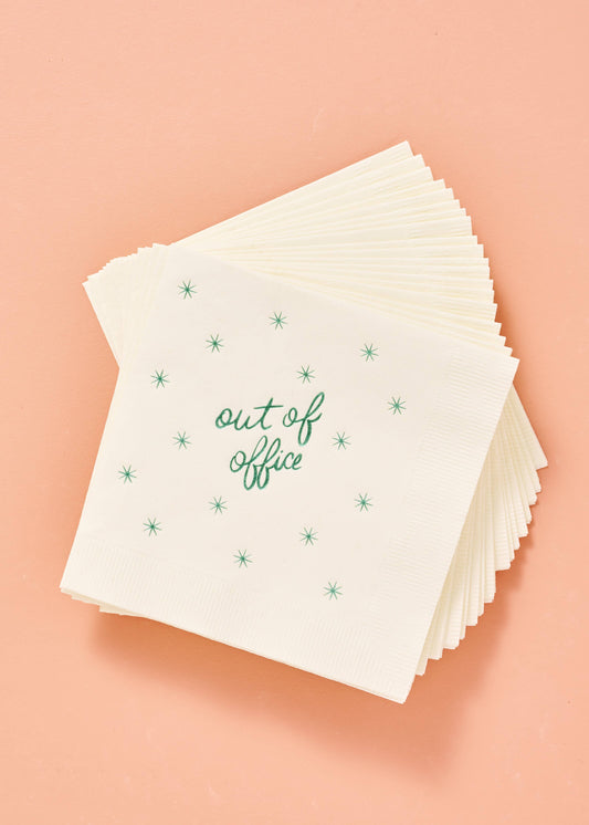 Out of Office Beverage Napkins