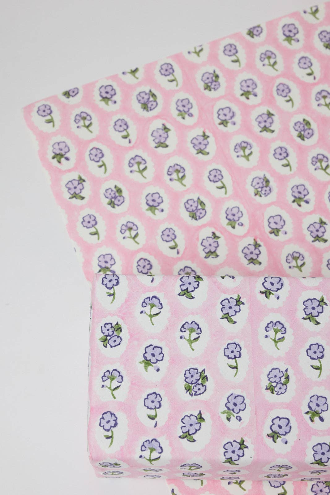 Scallop Tiles Violet Meringue - Wrapping Paper