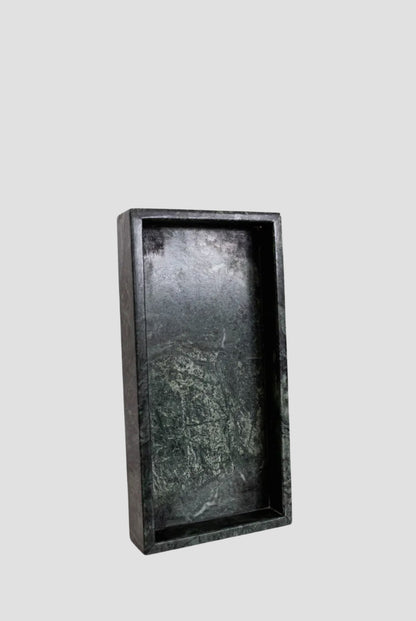 Hand Cut Green Marble Tray