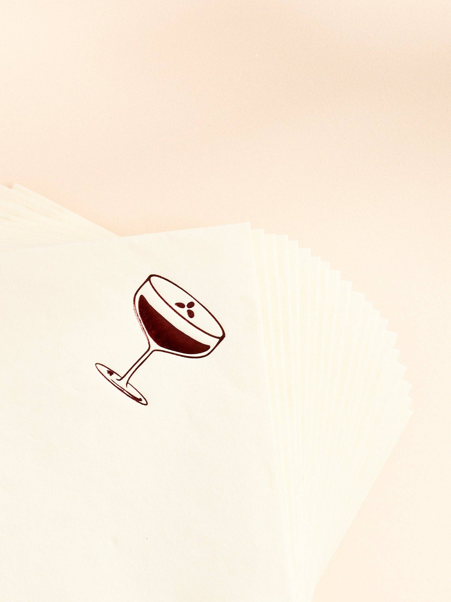 Espresso Martini Beverage Napkins