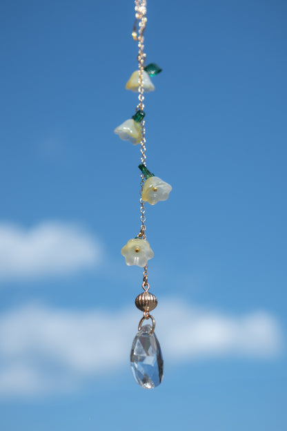 Beaded Flower Car Charm