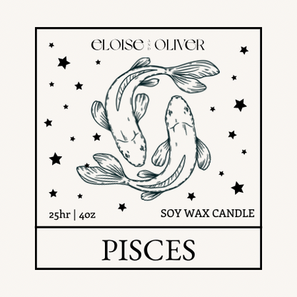 Zodiac Candles, 4oz