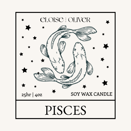 Zodiac Candles, 4oz