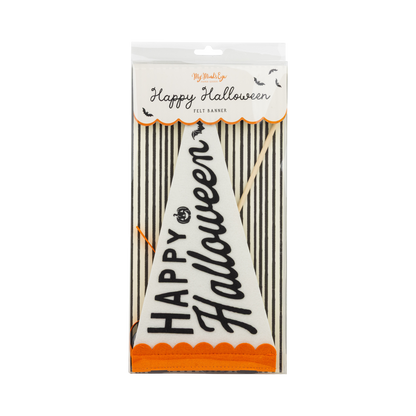 Happy Halloween Felt Pennant