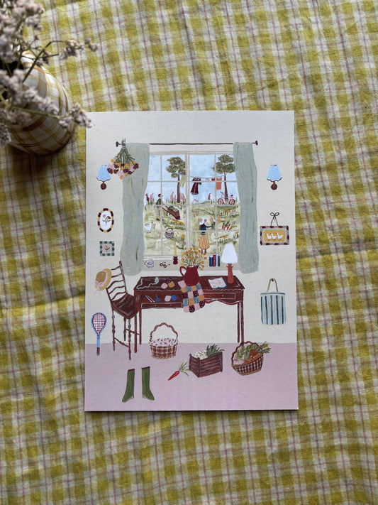 Patchwork Quilt | Art Print