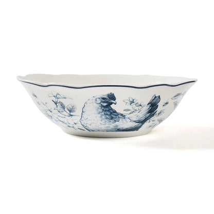Gertrude Salad Bowls | Blue and White