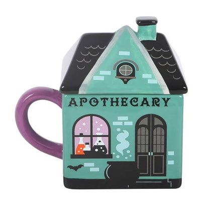 Apothecary Shop Halloween Lidded Mug
