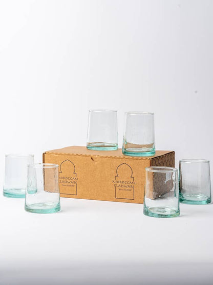 Moroccan Cone Glassware - Clear