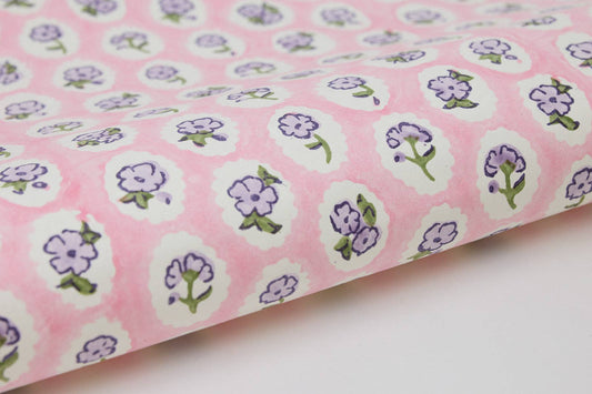 Scallop Tiles Violet Meringue - Wrapping Paper