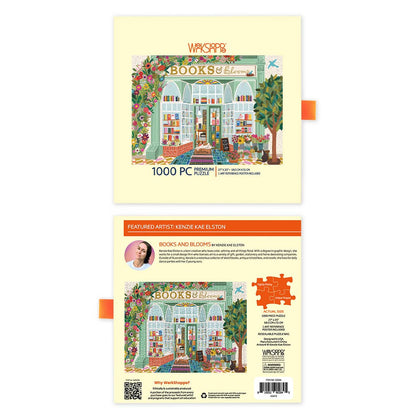 Books And Blooms 1000 Piece Puzzle