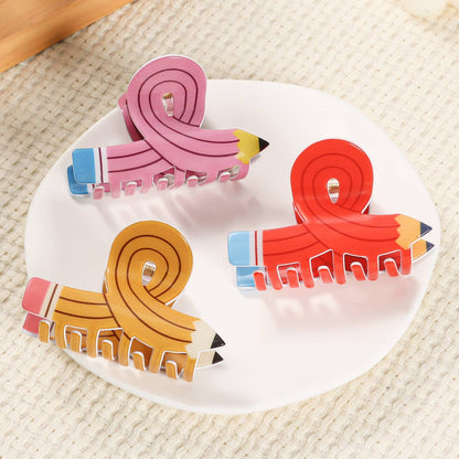 Pencil Hair Claw Clip