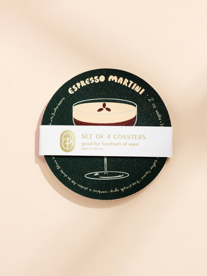 Espresso Martini Recipe Coasters