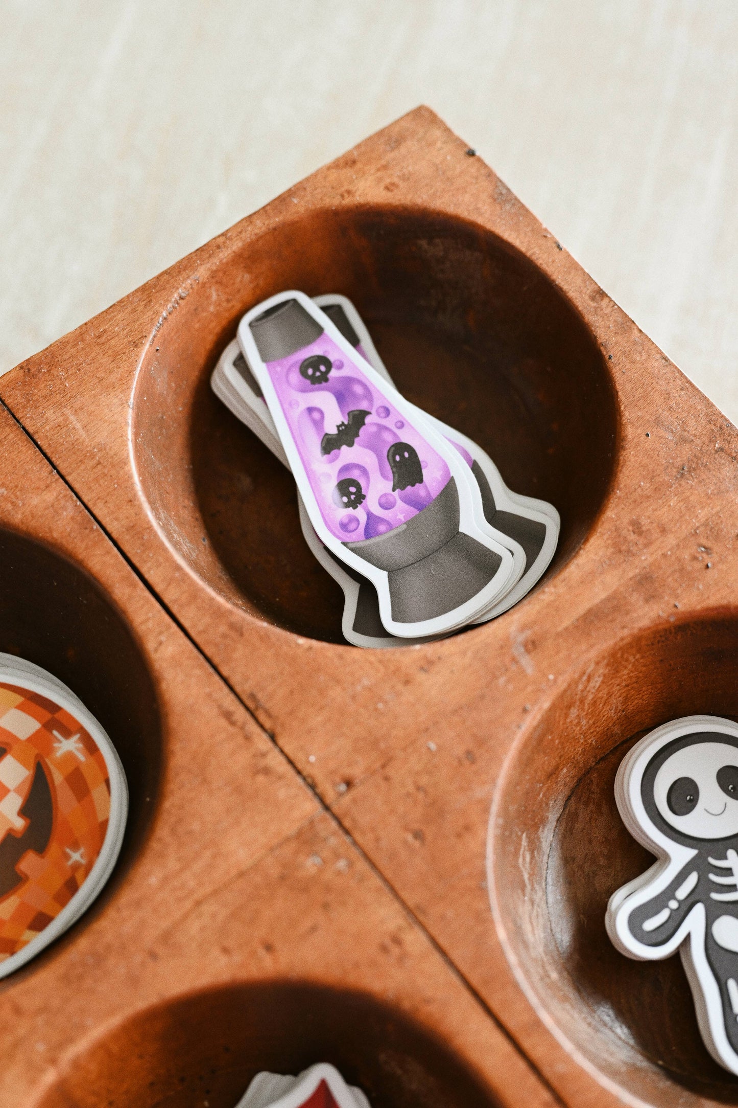 Spooky Lava Lamp Vinyl Sticker