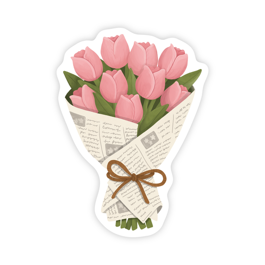 Flower Market Vinyl Sticker