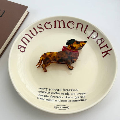 Dachshund Hair Claw Clip