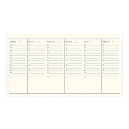 Ducks In A Row Undated Weekly Planner