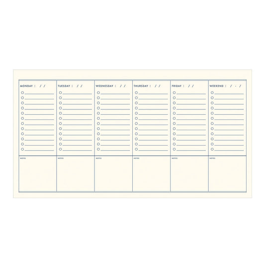 Ducks In A Row Undated Weekly Planner