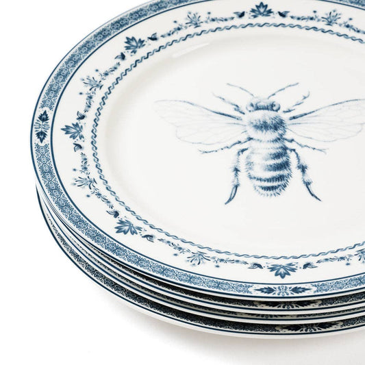 Farm Fresh Dinner Plates | Blue and White