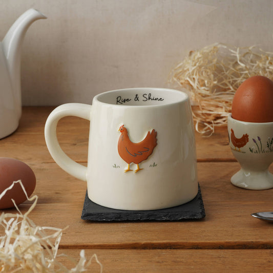 Bramble Farm Chicken Stoneware Mug