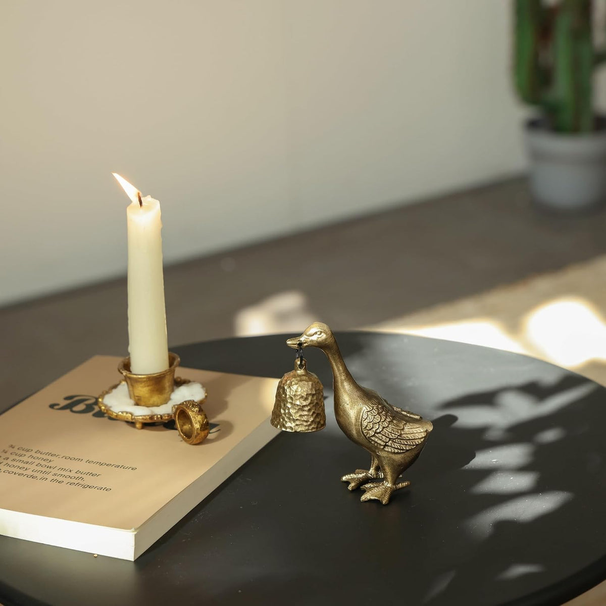 Duck Candle Snuffer Brass