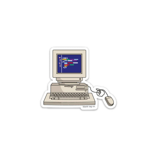 Blank Tag Co.® Retro Computer
