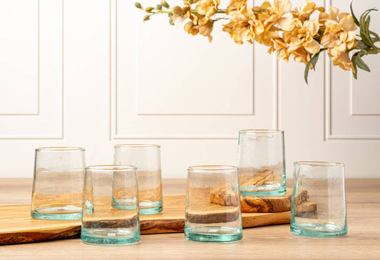 Moroccan Cone Glassware - Clear