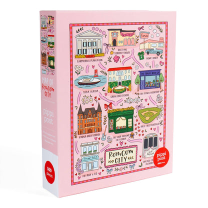 Rom Com City Map 500 Piece Puzzle