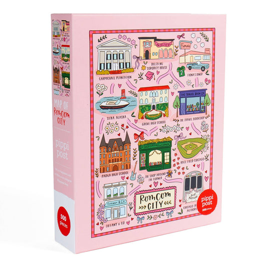 Rom Com City Map 500 Piece Puzzle