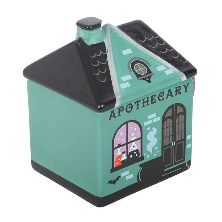 Apothecary Shop Halloween Lidded Mug