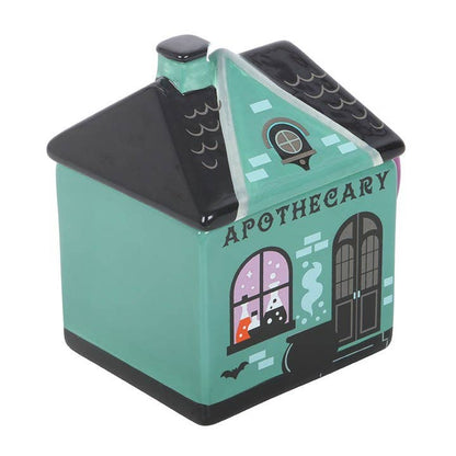 Apothecary Shop Halloween Lidded Mug