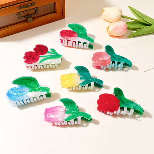 Tulip Hair Claw Clip