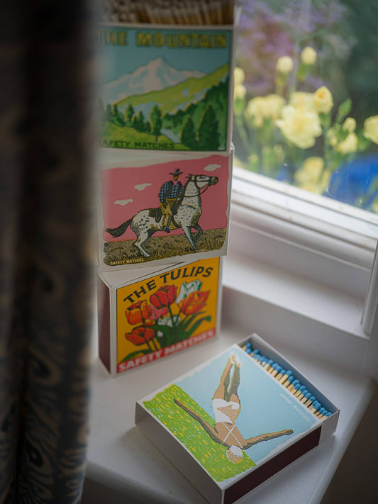 Pink Cowboy Matches | Safety Matches