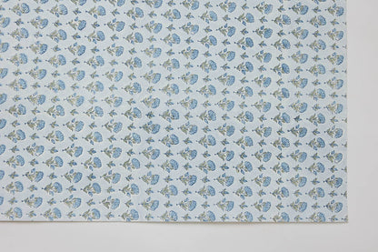 Ditsy Floral Blue Stone - Wrapping Paper