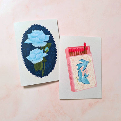 You're My Perfect Match Mini Greeting Card