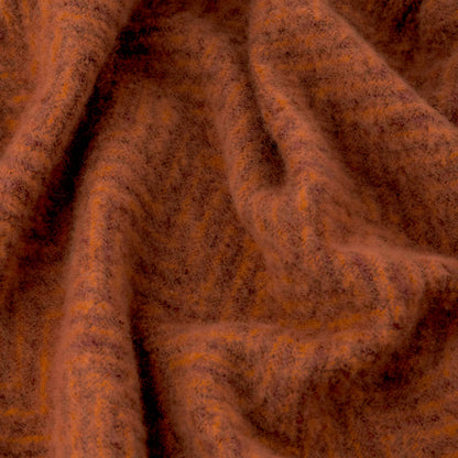 Furn Cinnamon Tweedie Brushed Herringbone 130X180cm Throw