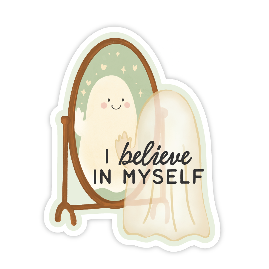 I Believe In Myself Ghost Vinyl Sticker