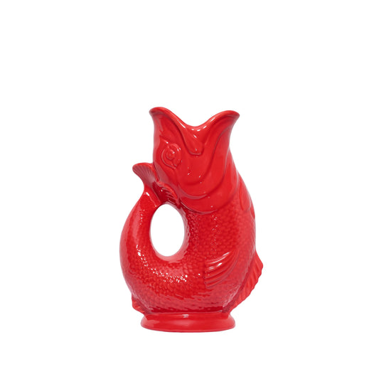 Red Gluggle Jug