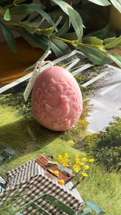 Hen Meadow Egg Candle