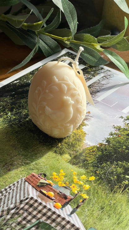 Hen Meadow Egg Candle