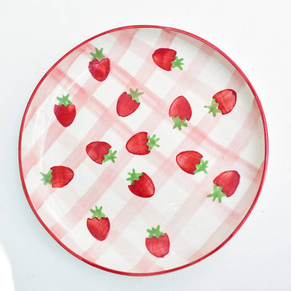 Strawberry Shortcake Dessert Plate