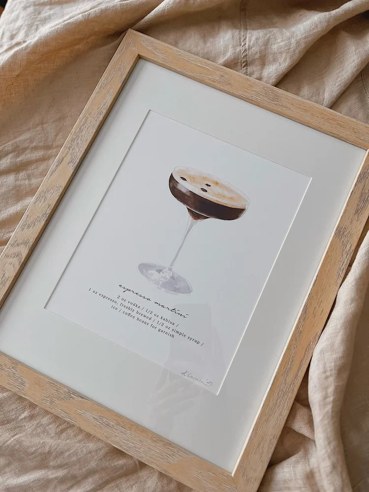 Espresso Martini Art Print (8x10)