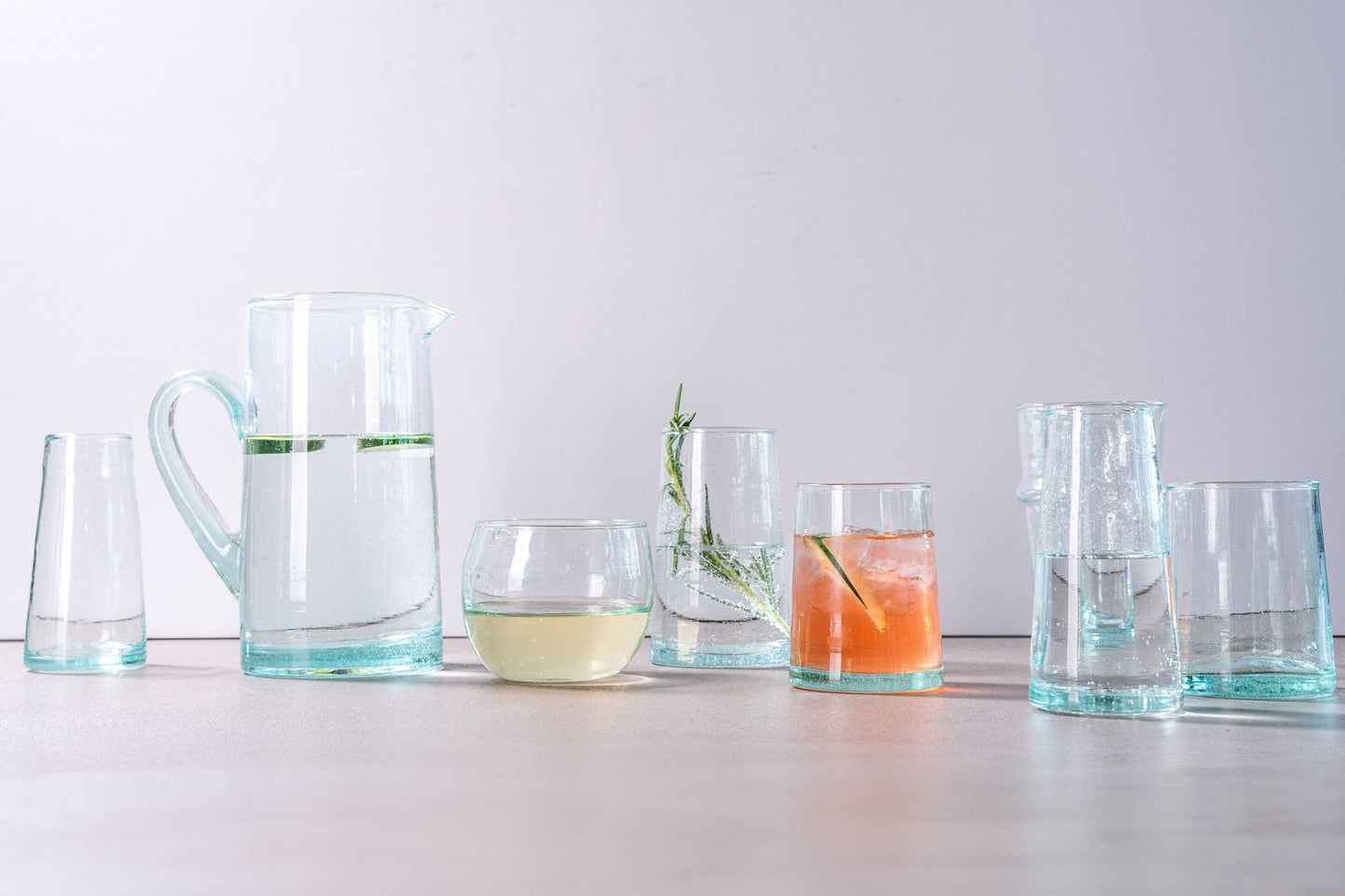 Moroccan Cone Glassware - Clear