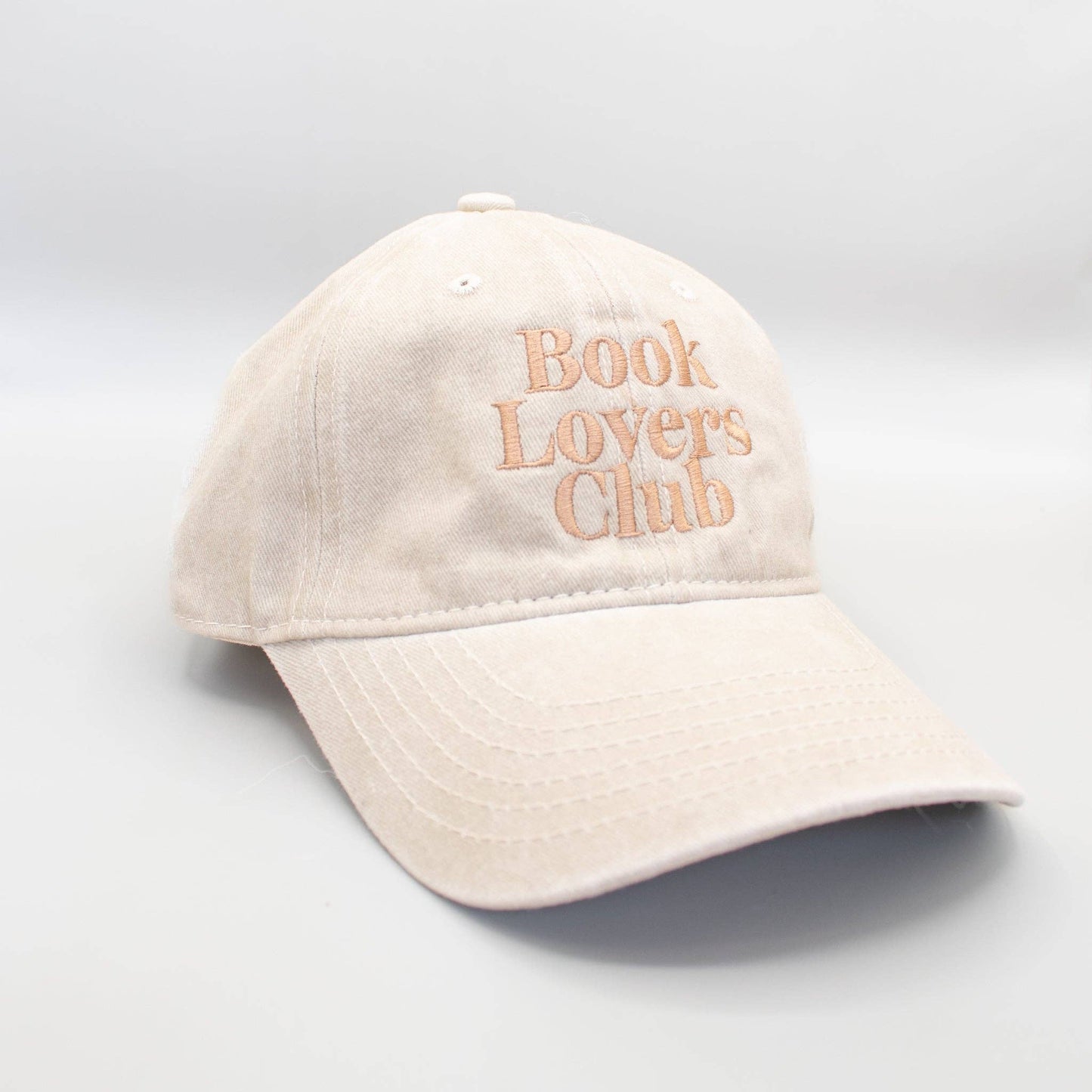 "Book Lovers Club" Embroidered Hat