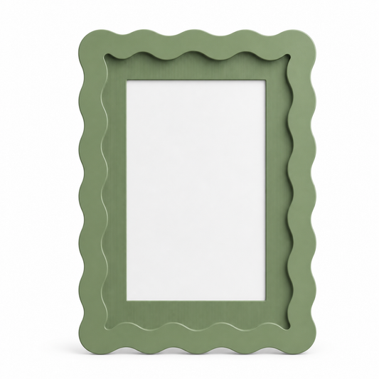 Wavy-Edge Photo Frame