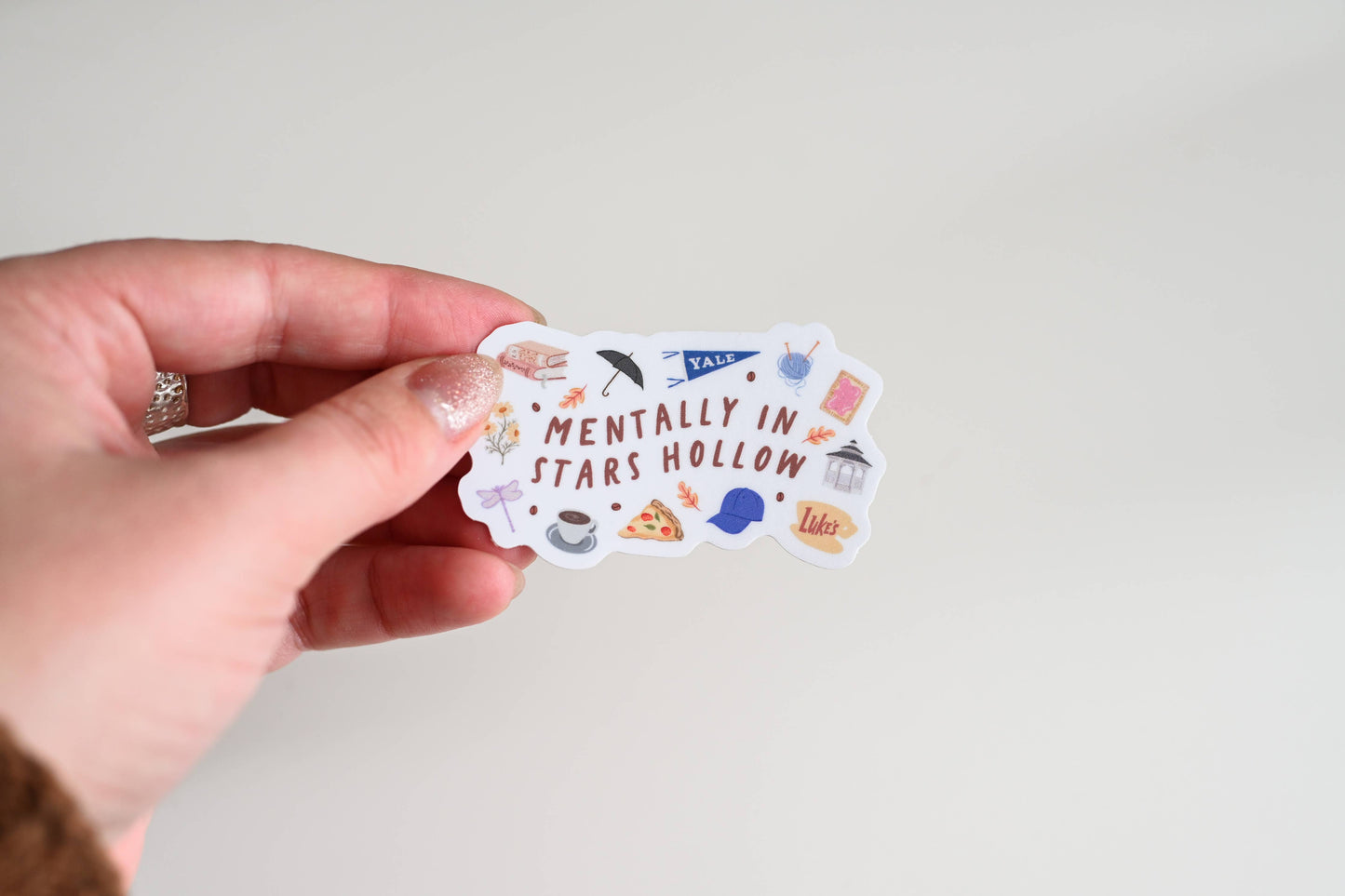 "Mentally in Stars Hollow" Vinyl Sticker