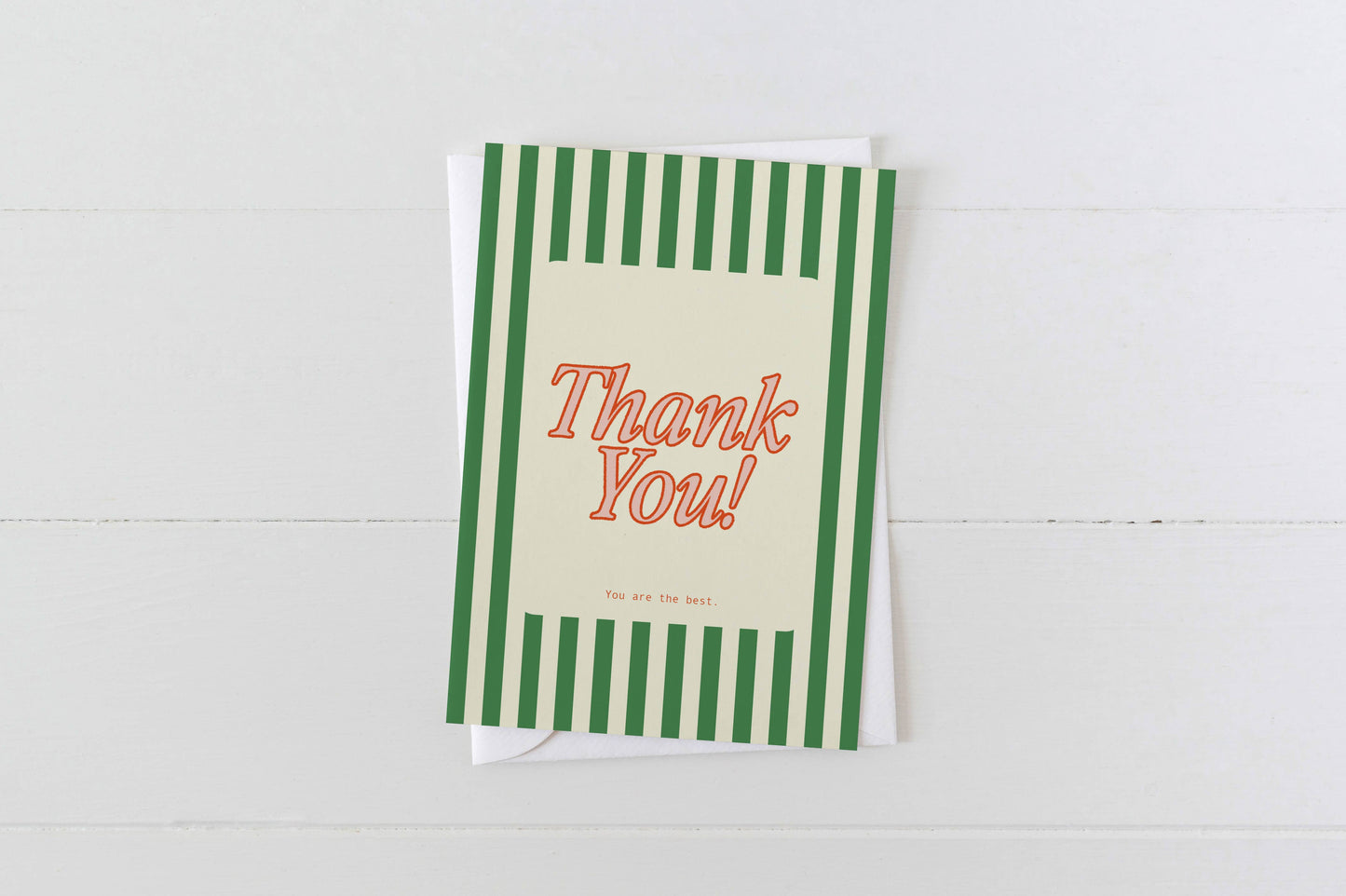 "Thank You! You Are The Best" Greeting Card