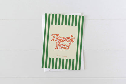 "Thank You! You Are The Best" Greeting Card