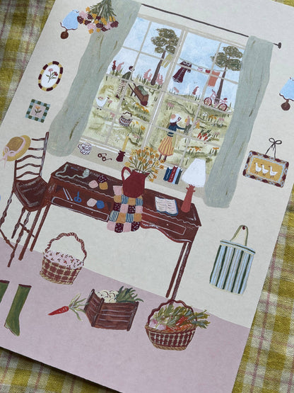 Patchwork Quilt | Art Print