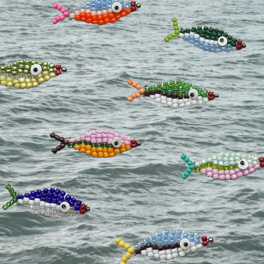 Beaded Fish Charm Craft Kit. by After Hours Club